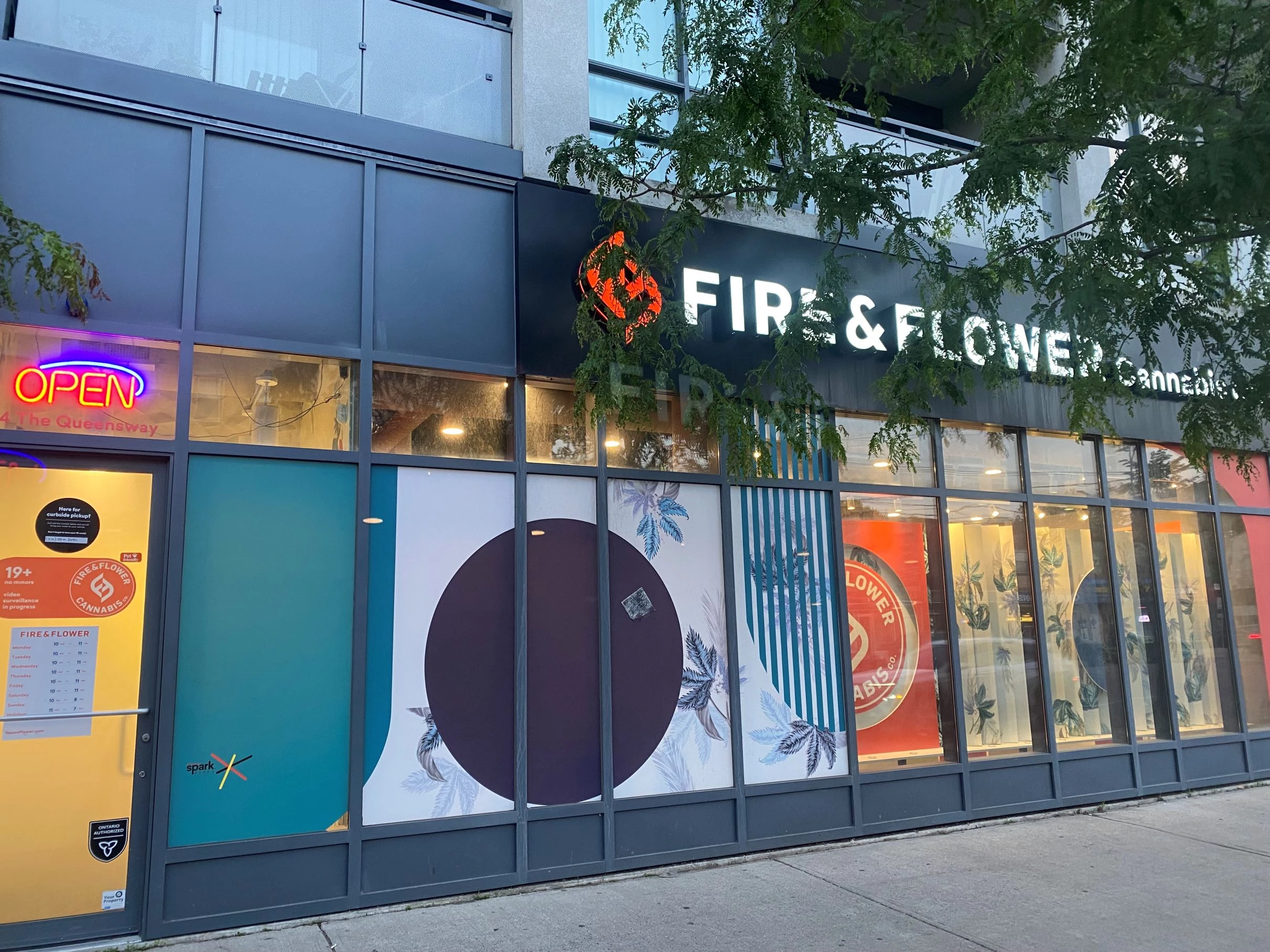 Etobicoke - The Queensway - Fire & Flower Cannabis Store - Fire & Flower